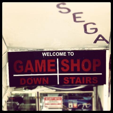 Entrance to Game Shop store