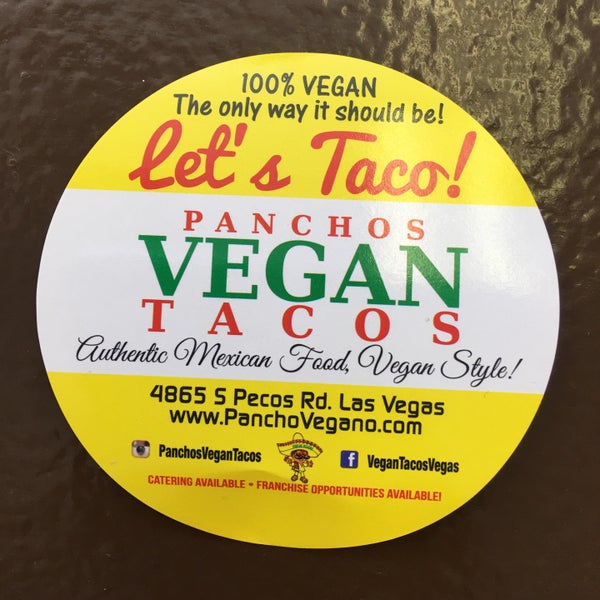 Foto diambil di Pancho&#39;s Vegan Tacos oleh Natalie T. pada 5/14/2017