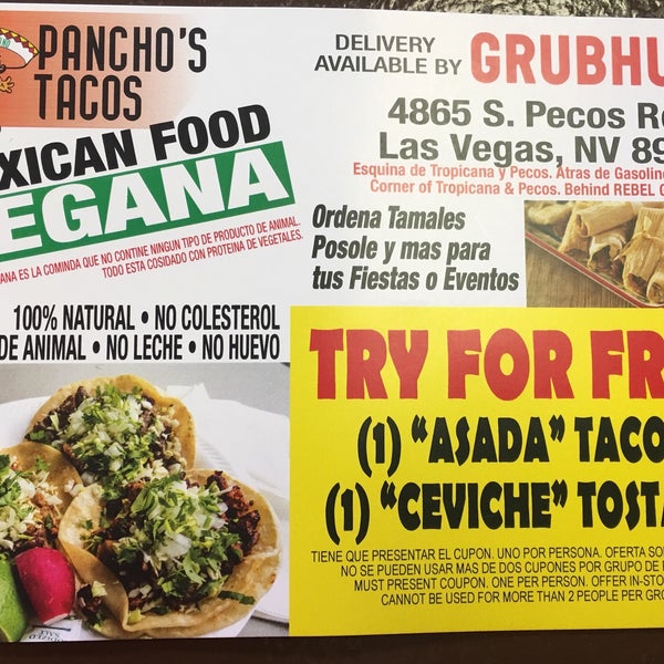 Photo taken at Pancho&#39;s Vegan Tacos by Natalie T. on 12/31/2016