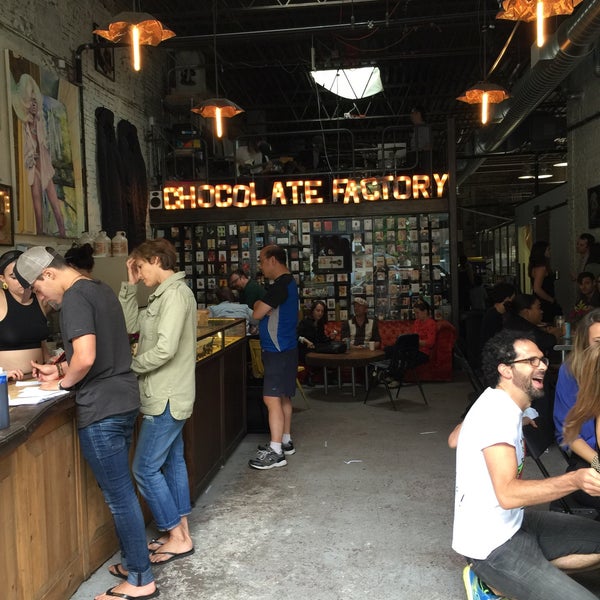 Photo taken at Fine &amp; Raw Chocolate Factory by Yoko Y. on 6/27/2015