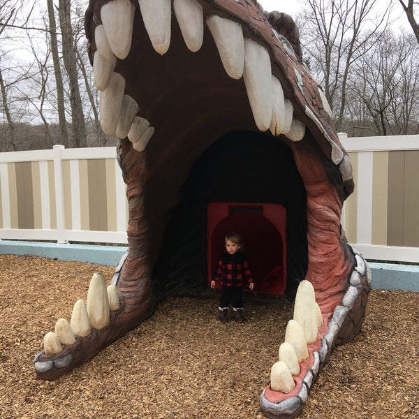 Photo taken at The Dinosaur Place at Nature&#39;s Art Village by Jessica F. on 4/19/2019