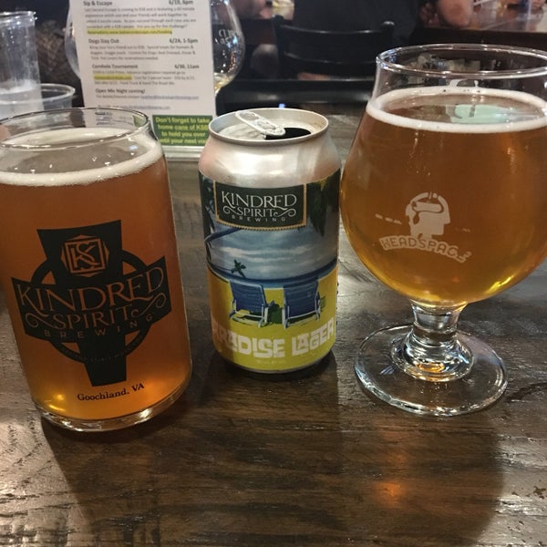 Photo taken at Kindred Spirit Brewing by Terri E. on 7/1/2018