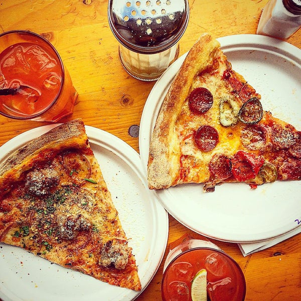 Great place for a quick New York-style slice. Awesome buzz on the weekends.