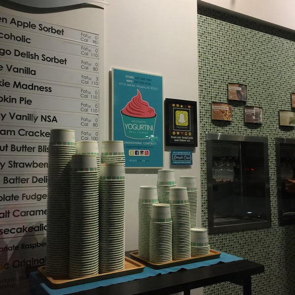 Yogurtini Bell Towne Centre 475 E Bell Rd Ste 170