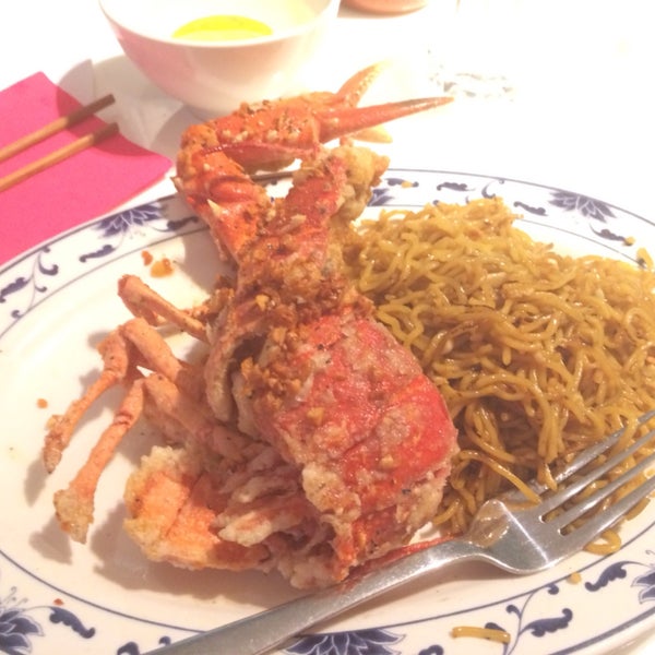 Lobster was great, noodles not so much.