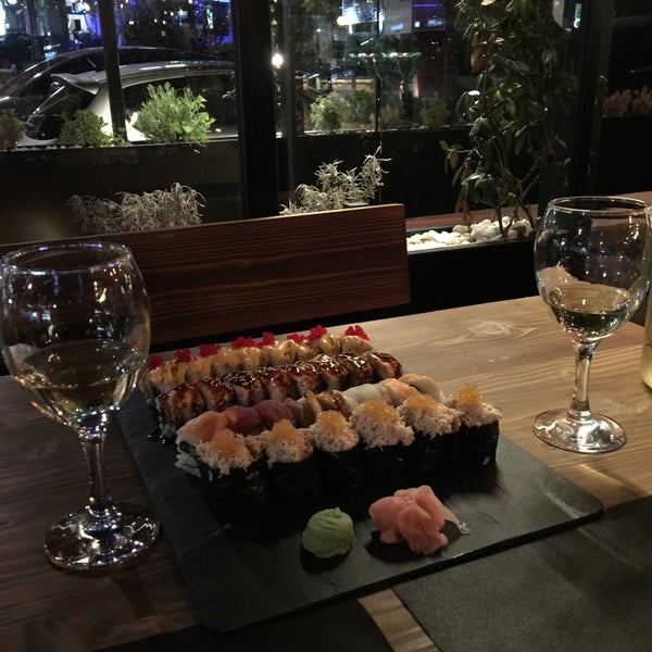 Photo taken at Hōmu Sushi Bar by stefania l. on 2/27/2016