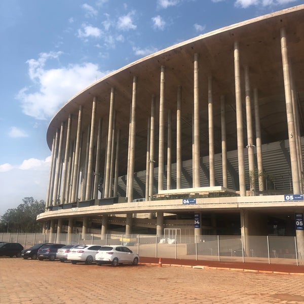 Photo taken at Estádio Nacional de Brasília Mané Garrincha by Jairo S. on 9/21/2022