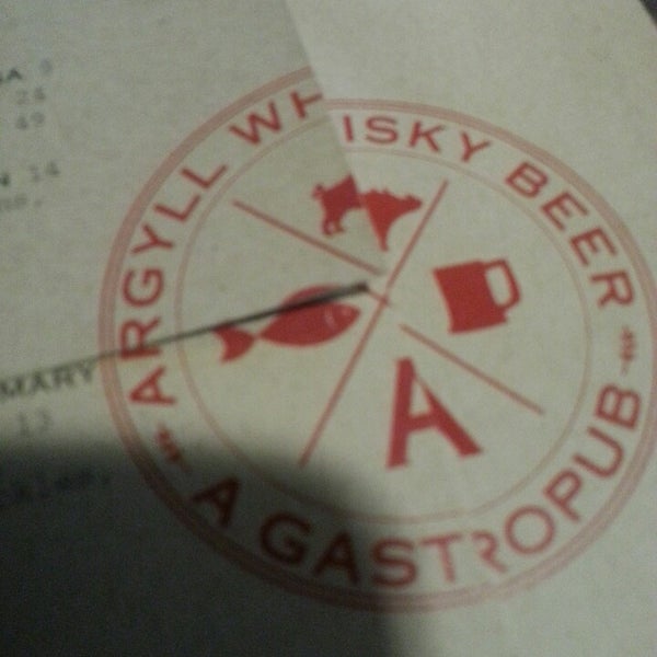 Foto diambil di Argyll Whisky Beer, A Gastropub oleh Kristopher R. pada 7/5/2014