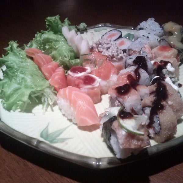 Photo taken at Asami Sushi by Gabriella G. on 6/29/2014