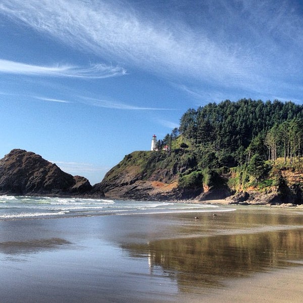 Photo taken at Heceta Lighthouse Bed &amp; Breakfast by Spencer S. on 9/4/2013