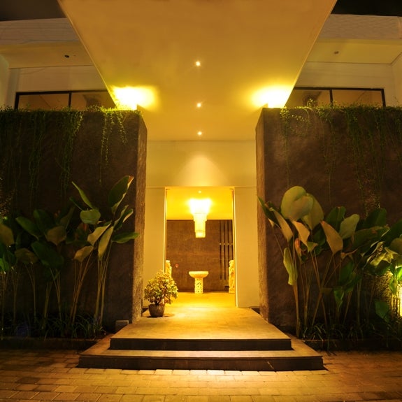 Here's The Entrace of LLuvia Spa with a big Parking Lot #seminyakspa #activitiesinseminyak