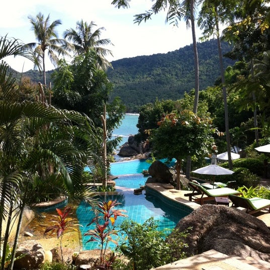 Photo taken at Panviman Resort Koh Phangan by Paul on 11/22/2012