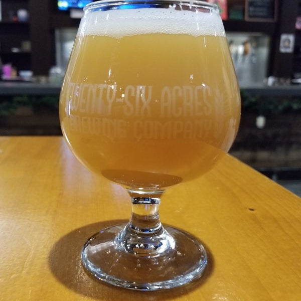 Photo taken at Twenty-Six Acres Brewing Company by Mark T. on 11/28/2018