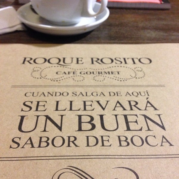Das Foto wurde bei Roque Rosito Café Gourmet von Jesus d. am 1/31/2014 aufgenommen