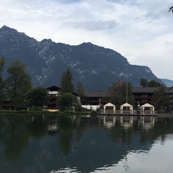 Photo taken at Riessersee Hotel Resort by Ahlam A. on 8/31/2017