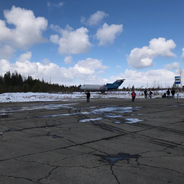 Photo taken at Chulman Airport (NER) by ELENA on 4/21/2018