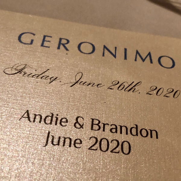 รูปภาพถ่ายที่ Geronimo โดย Brandon E. เมื่อ 6/26/2020