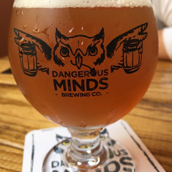 Photo taken at Dangerous Minds Brewing Company by Michelle J. on 11/23/2019