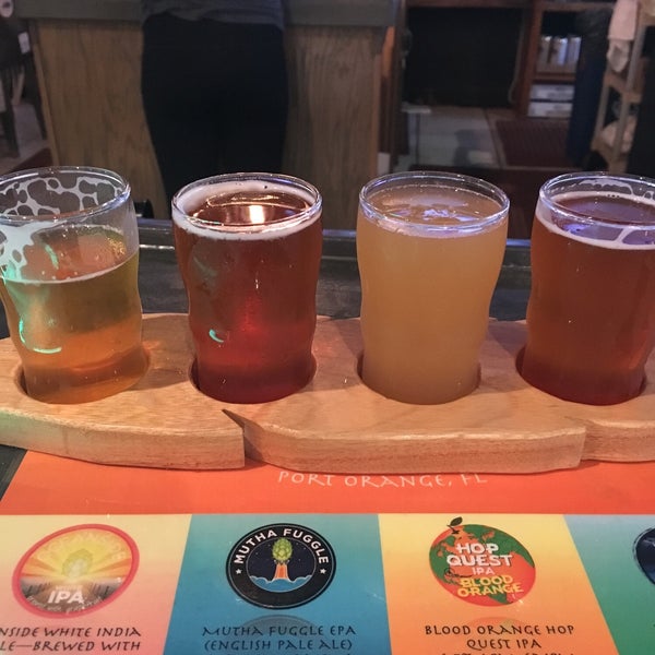 Photo taken at Tomoka Brewing Co by Michelle J. on 7/25/2019