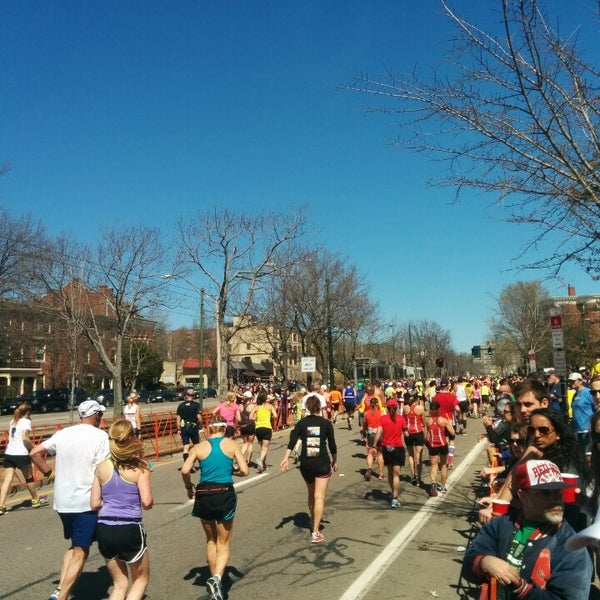 Boston Marathon Mile 23 (Now Closed) Race Track in Brookline