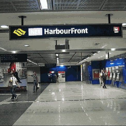 Harbourfront Mrt Exit Map Harbourfront Mrt Interchange (Ne1/Cc29) - Metro Station In Singapore
