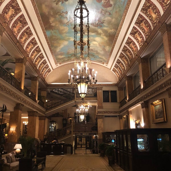 Photo taken at The Pfister Hotel by Eric G. on 4/2/2019