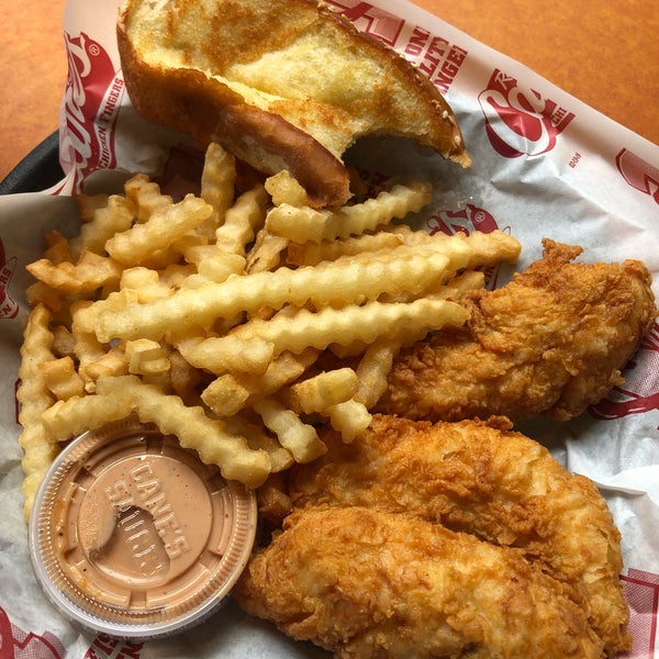 Photo taken at Raising Cane&#39;s Chicken Fingers by Eric G. on 6/21/2019