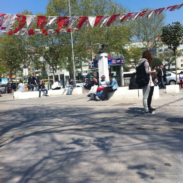 Photo taken at Beşiktaş Square by Nilay D. on 4/25/2013