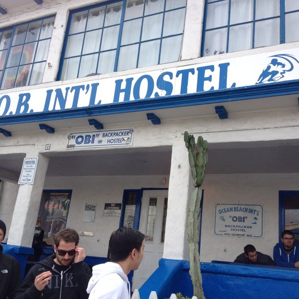 Photo taken at San Diego&#39;s Ocean Beach International Hostel by Choco on 12/29/2012