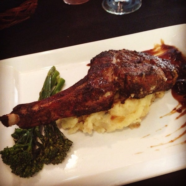 Veal chop is delish!