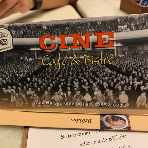 Photo taken at Cine Café &amp; Bistrô by Fernanda G. on 2/1/2020
