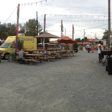 Photo taken at Atlanta Food Truck Park &amp; Market by Christopher R. on 10/6/2013