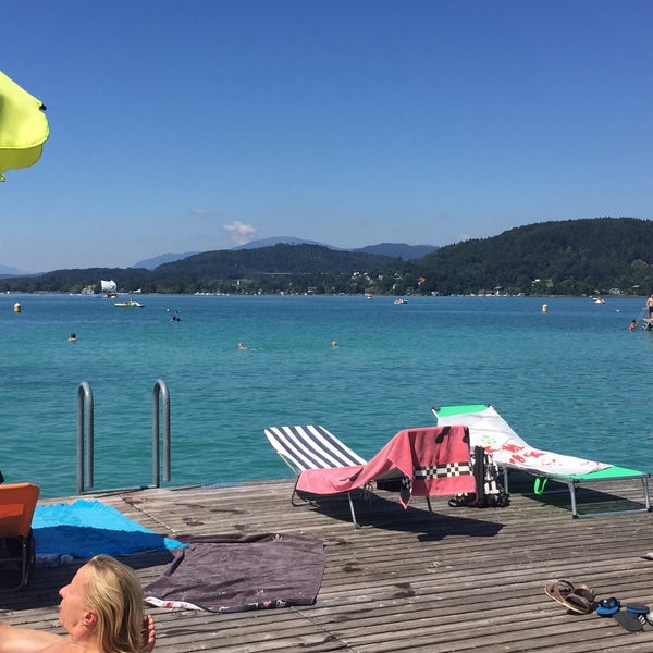 8/8/2016 tarihinde Ivana D.ziyaretçi tarafından Strandbad Klagenfurt'de çekilen fotoğraf