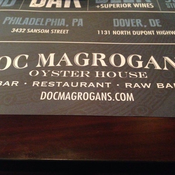 Photo taken at Doc Magrogan&#39;s Oyster House by Marcy S. on 9/7/2015