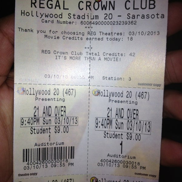 Photos at Regal Hollywood Sarasota Movie Theater in Sarasota