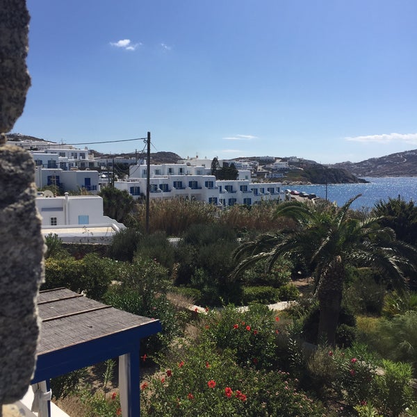 Photo taken at Mykonos Theoxenia by Kaitlyn C. on 9/6/2017