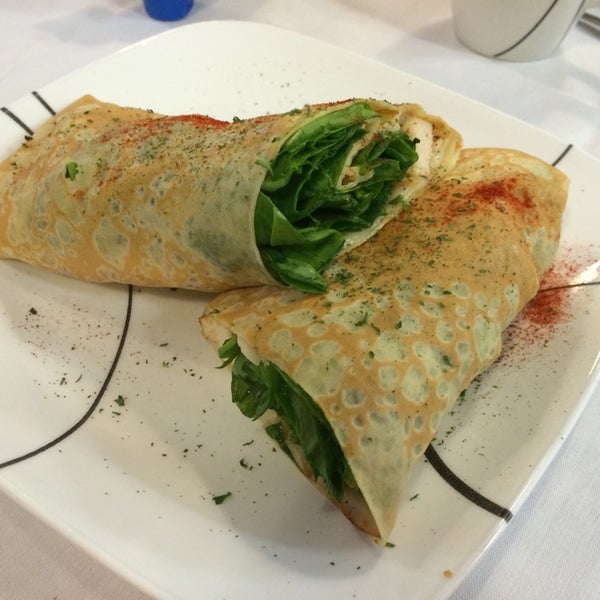 Photo taken at Crepe Creation Cafe by Lillian on 4/30/2014