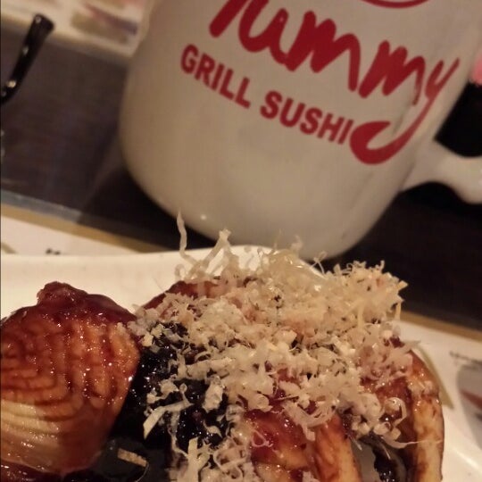 Photo taken at Yummy Grill &amp; Sushi by Wiraphon K. on 7/7/2013