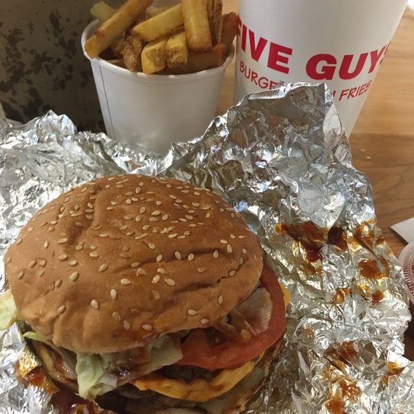 Photo taken at Five Guys by Gary D. on 1/30/2016