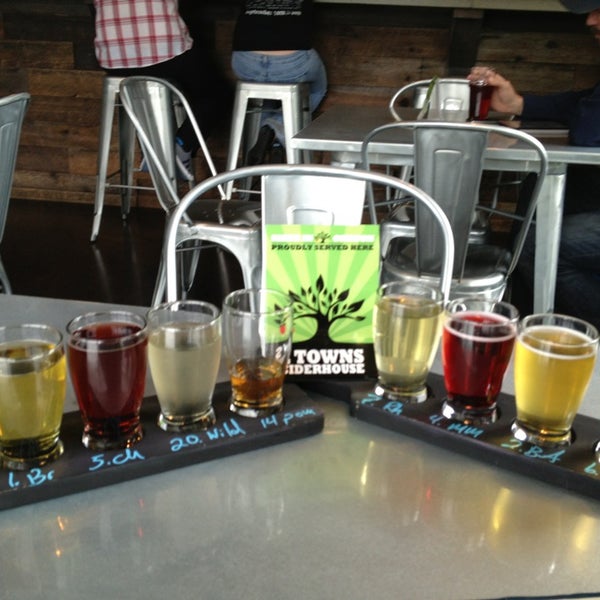 Photo taken at 2 Towns Ciderhouse by Christy A. on 6/13/2013