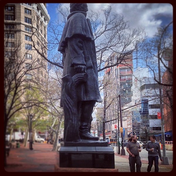 Photo taken at SoHo Square Park by Anthony L. on 4/23/2015