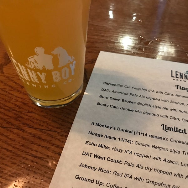 Photo taken at Lenny Boy Brewing Co. by Mike N. on 11/13/2019