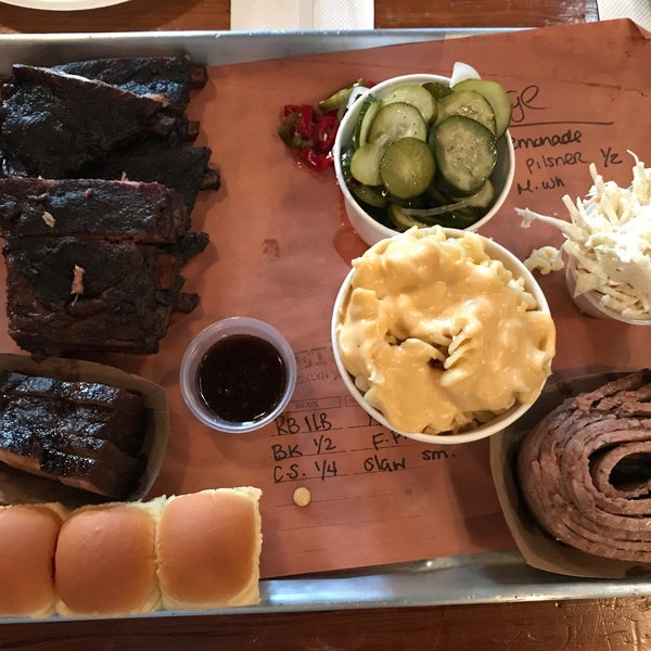 Photo taken at Fletcher&#39;s Brooklyn Barbecue by Sage on 3/22/2018