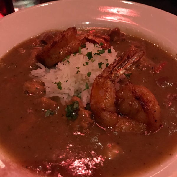 The gumbo is excellent... just the right amount of spice! The peanut butter stew is very good too. If you want to try the fried chicken in a smaller portion, get the drummettes.