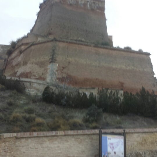 Photo taken at Monzón Castle by AnaSol on 12/27/2013
