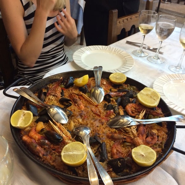 Great seafood paella - huge portions, good flavour and loads of seafood.