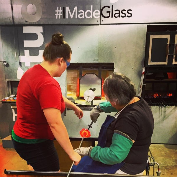 Photo taken at The Studio of The Corning Museum of Glass by Mark D. on 8/11/2015