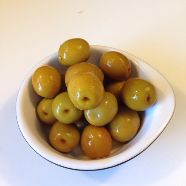 Un lloc ideal, les olives espectaculars.