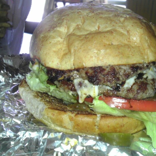 Photo taken at MOOYAH Burgers, Fries &amp; Shakes by Korey F. on 6/23/2013