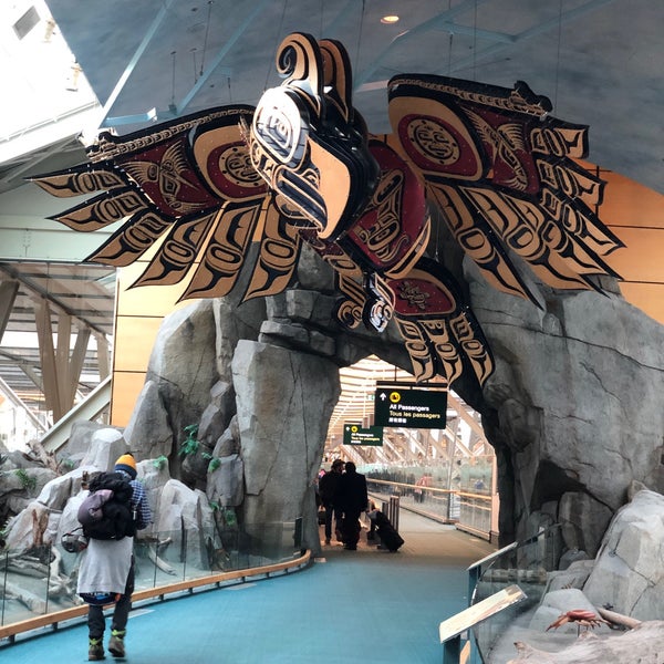 Photo taken at Vancouver International Airport (YVR) by Zellux W. on 11/28/2018